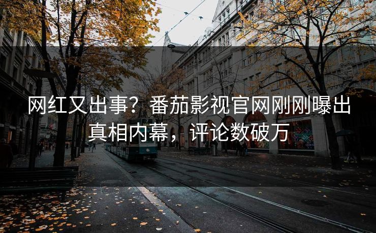 网红又出事？番茄影视官网刚刚曝出真相内幕，评论数破万